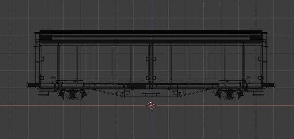 H0 1-87 scale Hbillns 303 freight car 3D print model_2