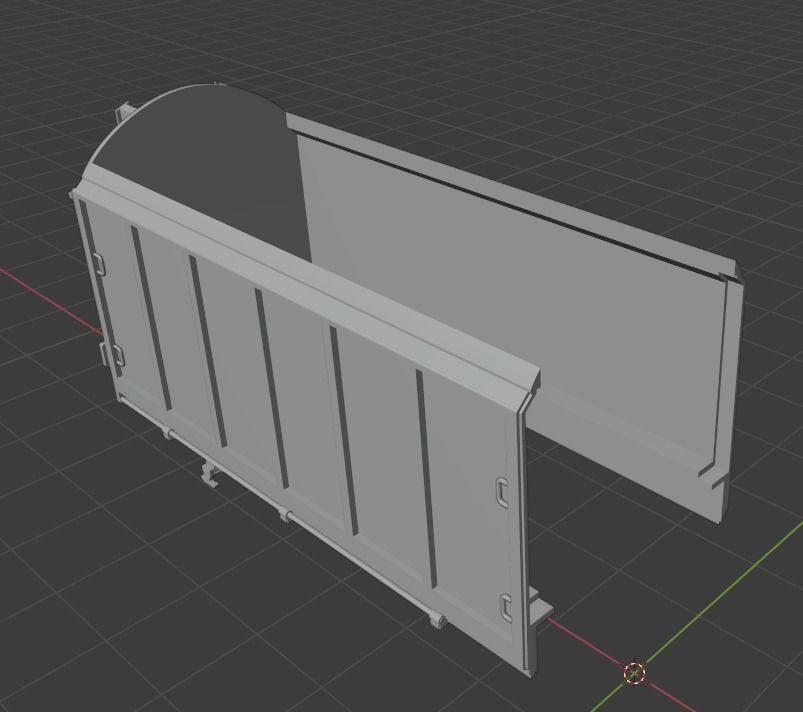 H0 1-87 scale Hbillns 303 freight car 3D print model_19