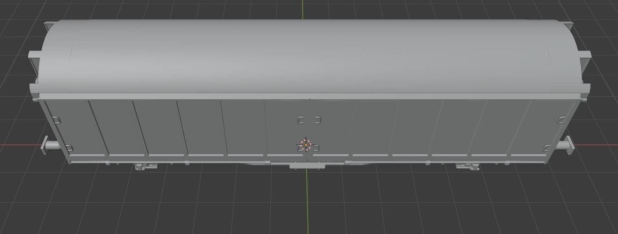 H0 1-87 scale Hbillns 303 freight car 3D print model_8