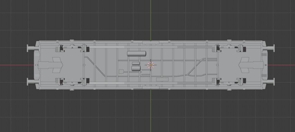 H0 1-87 scale Hbillns 303 freight car 3D print model_5