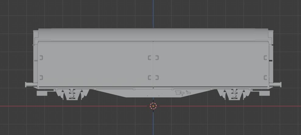 H0 1-87 scale Hbillns 303 freight car 3D print model_1