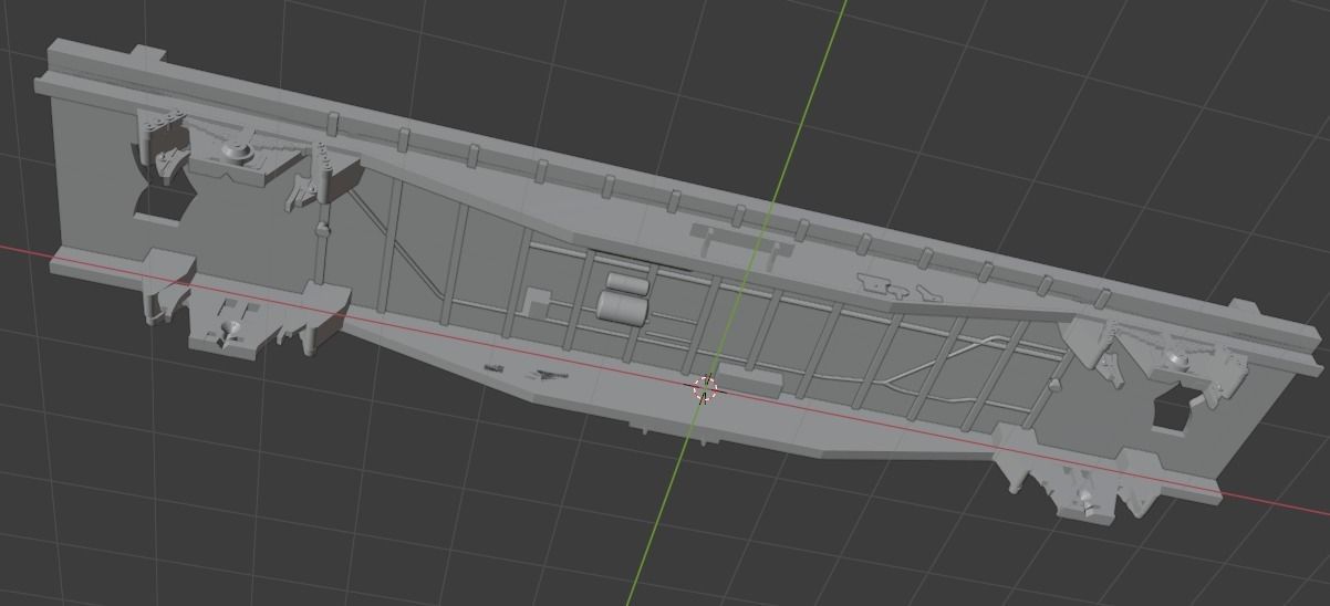 H0 1-87 scale Hbillns 303 freight car 3D print model_14
