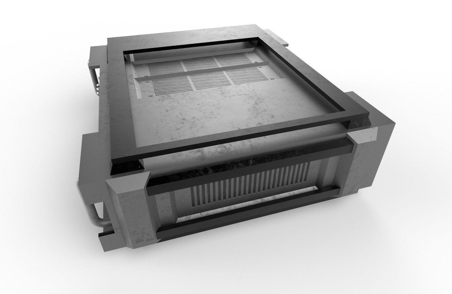 Military Radio Model 04 Low-poly 3D model_9