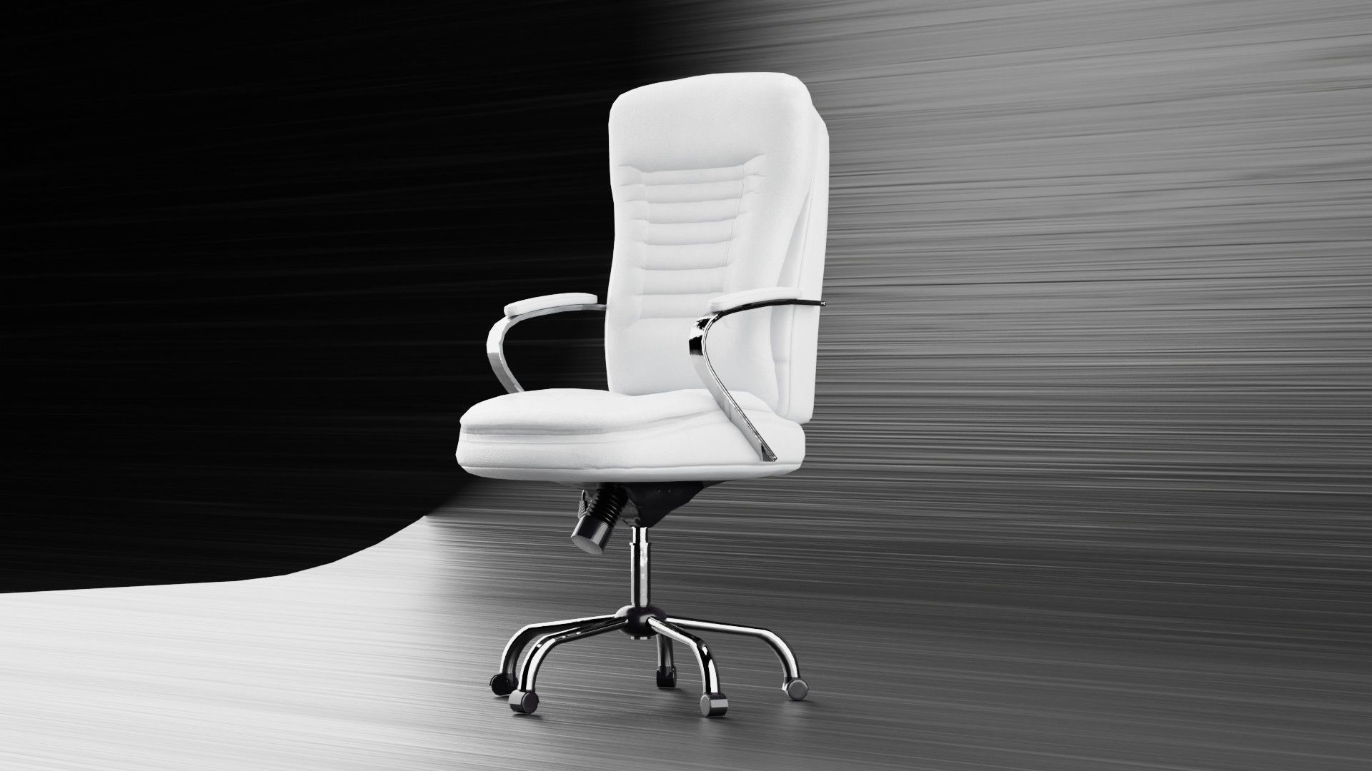 Realistic office chair with multiple colors Low-poly  Free low-poly 3D model_6