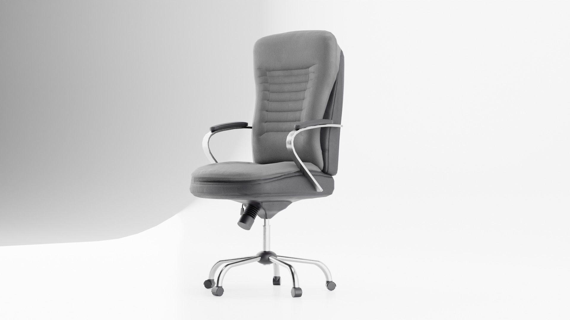 Realistic office chair with multiple colors Low-poly  Free low-poly 3D model_7