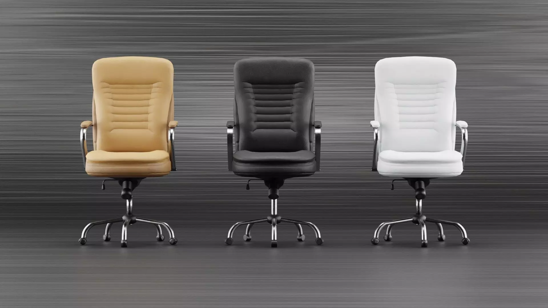 Realistic office chair with multiple colors Low-poly  Free low-poly 3D model_0