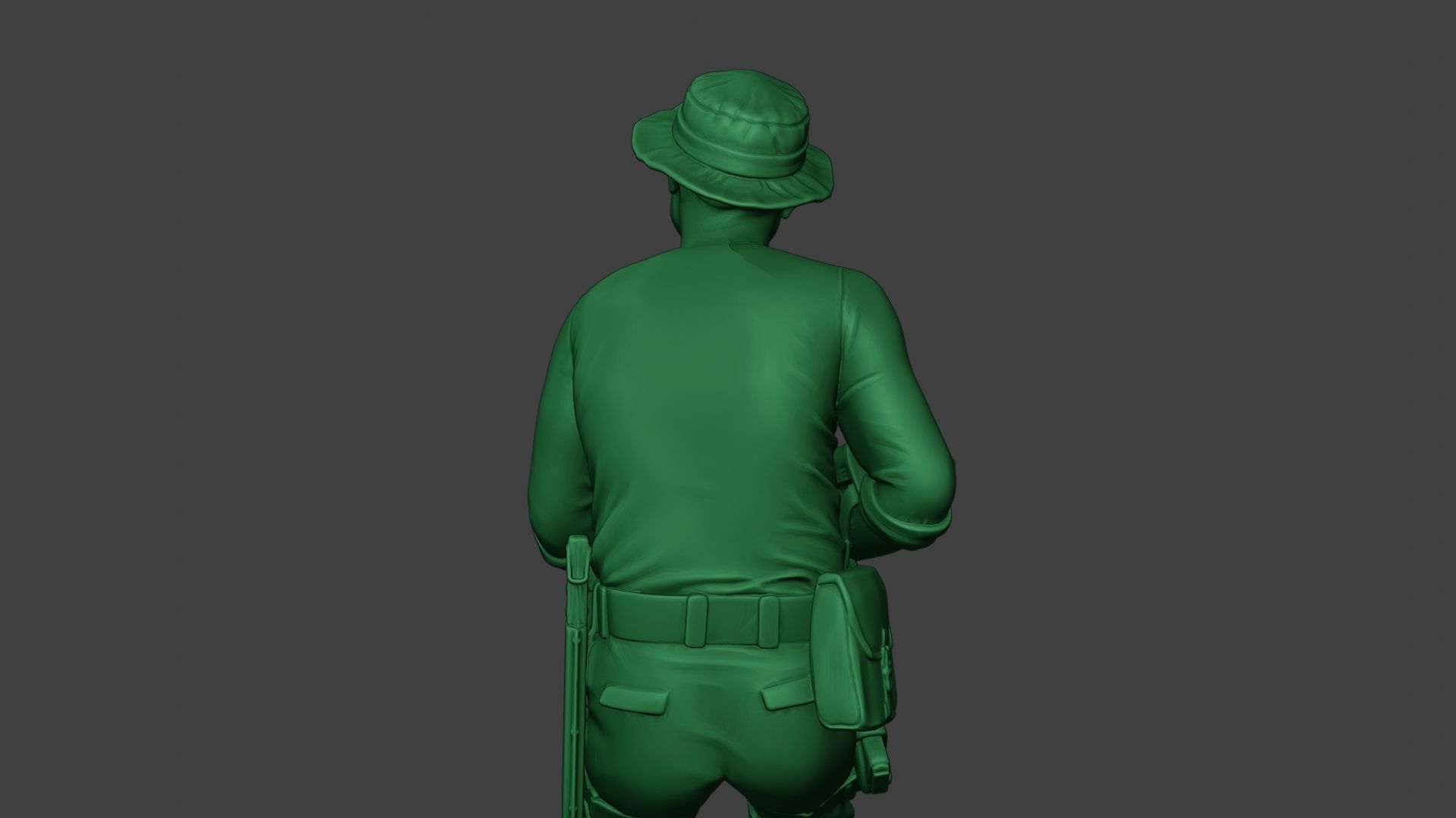 Modern Jungle Soldier Run3 MJS1 3D print model_21