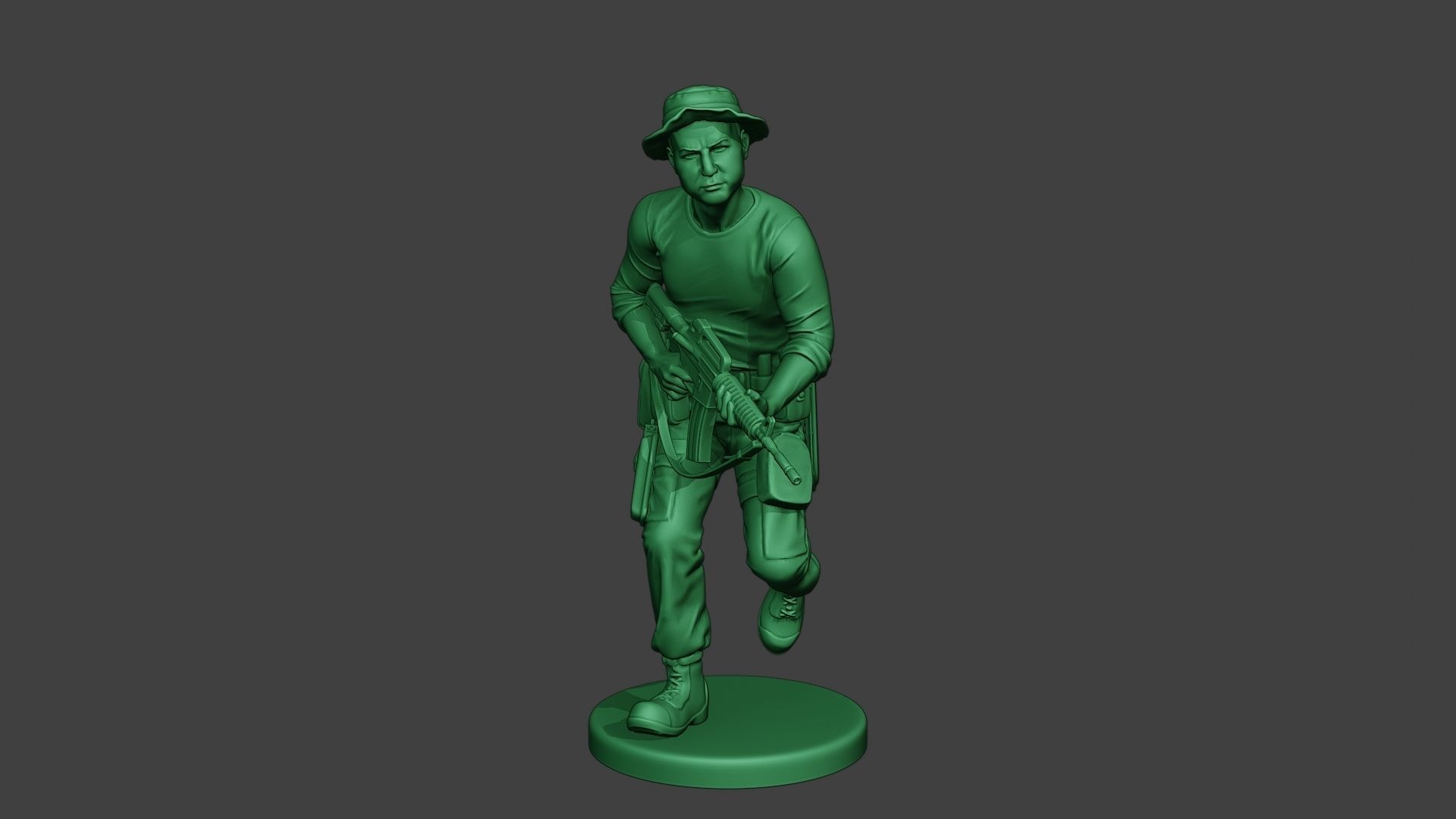 Modern Jungle Soldier Run3 MJS1 3D print model_11