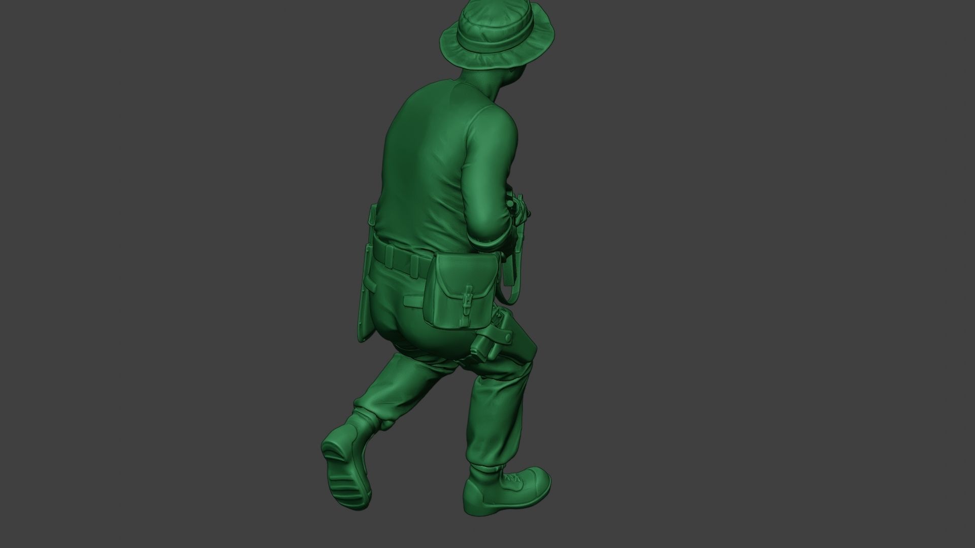 Modern Jungle Soldier Run3 MJS1 3D print model_24