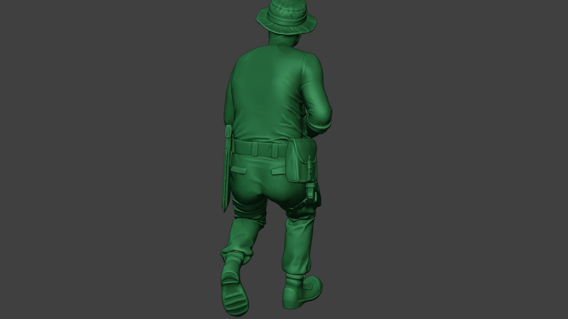 Modern Jungle Soldier Run3 MJS1 3D print model_25