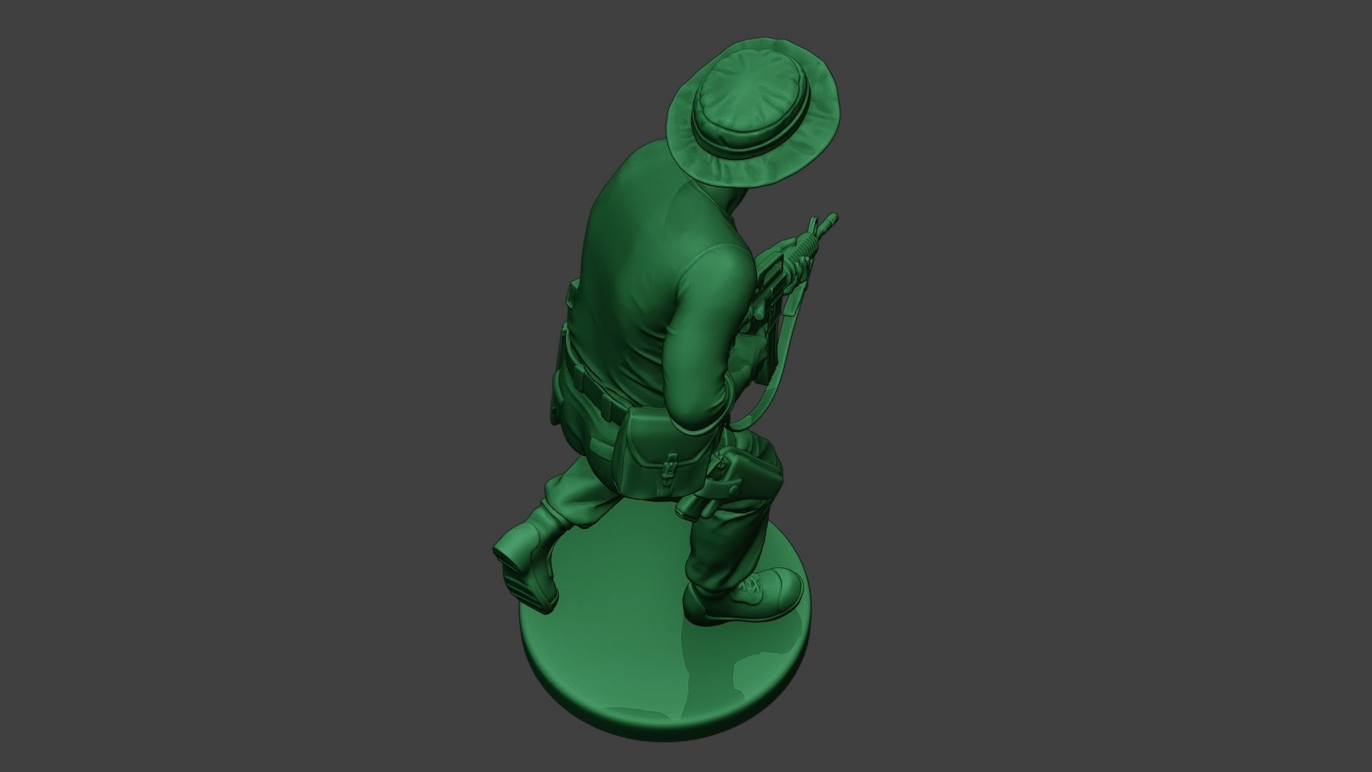 Modern Jungle Soldier Run3 MJS1 3D print model_22
