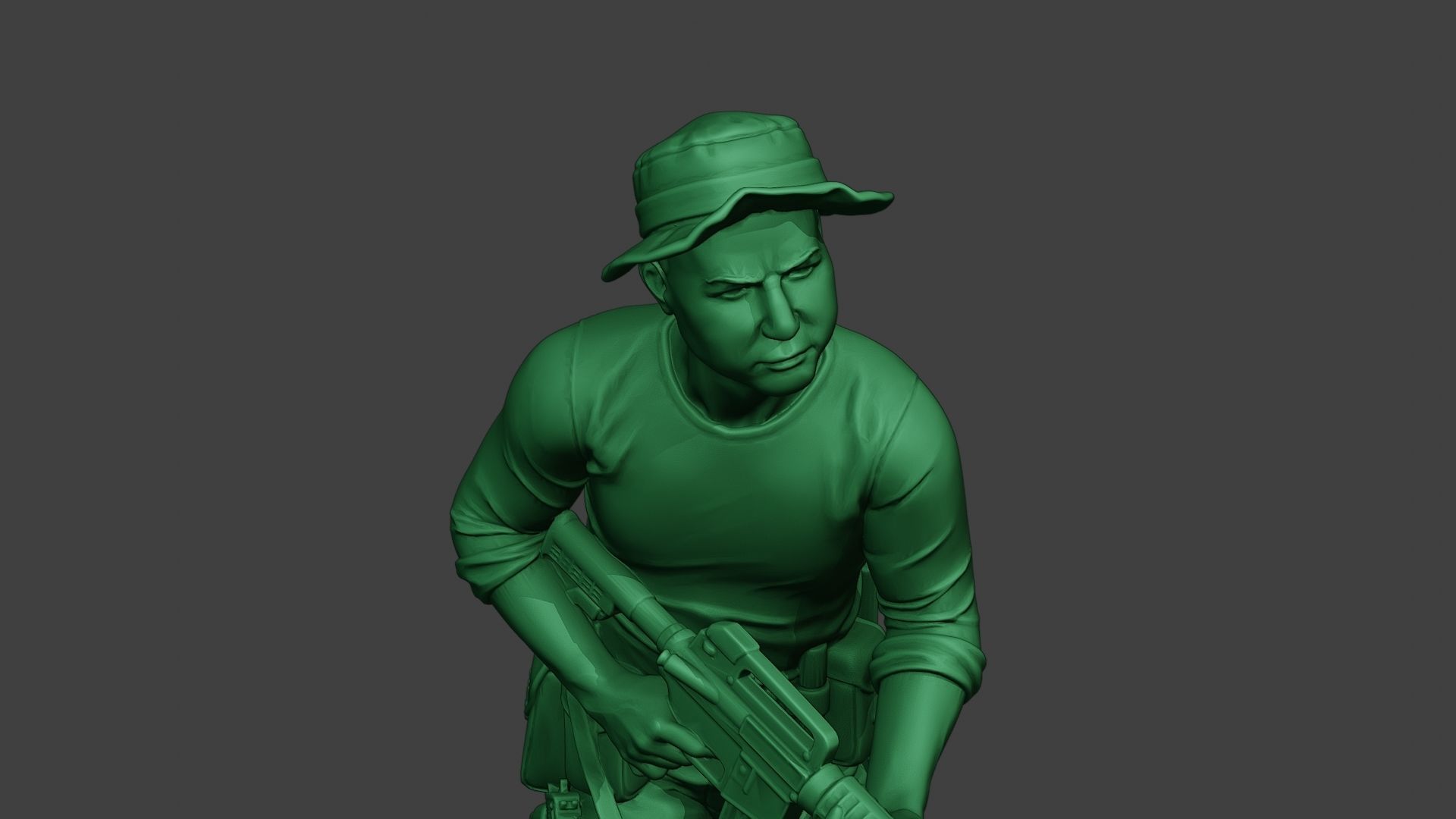 Modern Jungle Soldier Run3 MJS1 3D print model_19