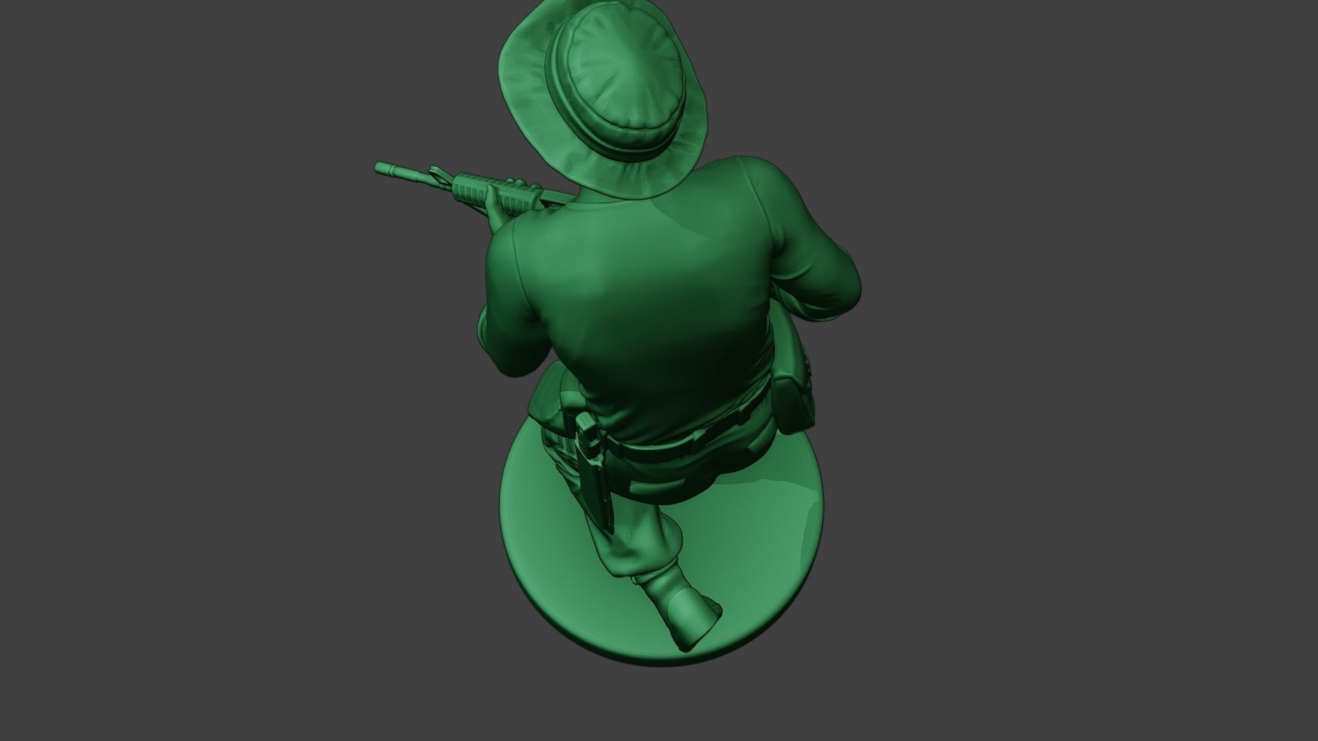 Modern Jungle Soldier Run3 MJS1 3D print model_16