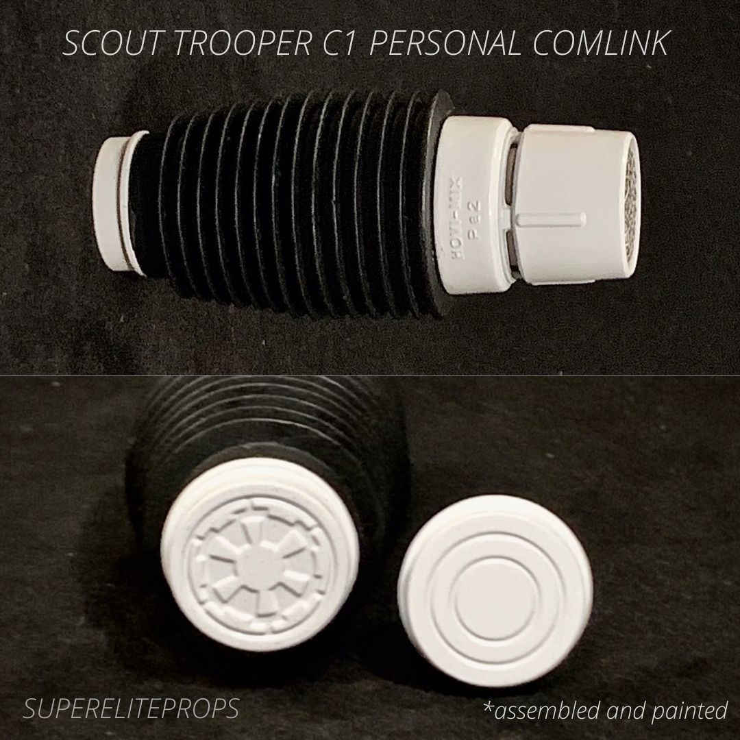 Stormtrooper C1 Personal Comlink  with Hovimix Pa2 Mictips  3D print model_26