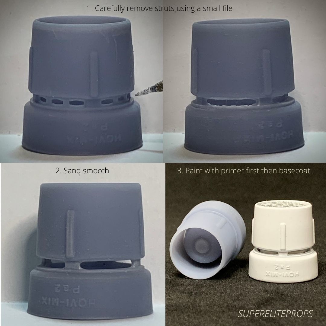 Stormtrooper C1 Personal Comlink  with Hovimix Pa2 Mictips  3D print model_24