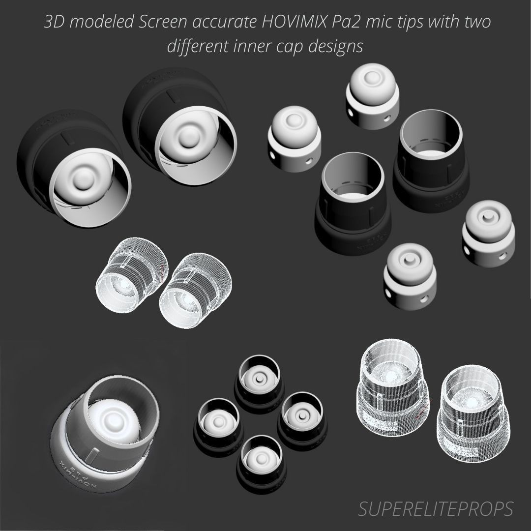 Stormtrooper C1 Personal Comlink  with Hovimix Pa2 Mictips  3D print model_21