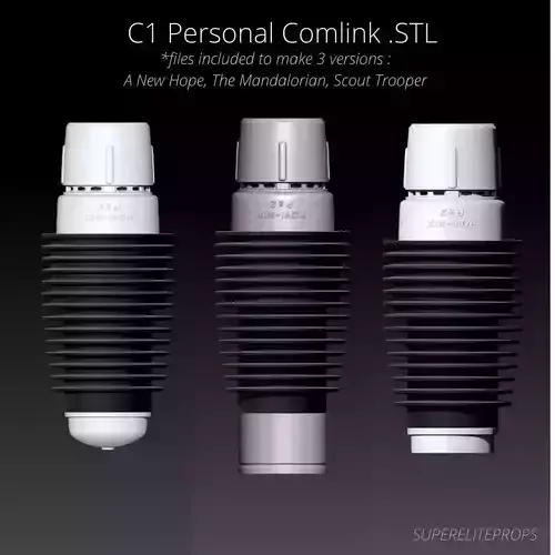 Stormtrooper C1 Personal Comlink  with Hovimix Pa2 Mictips  3D print model