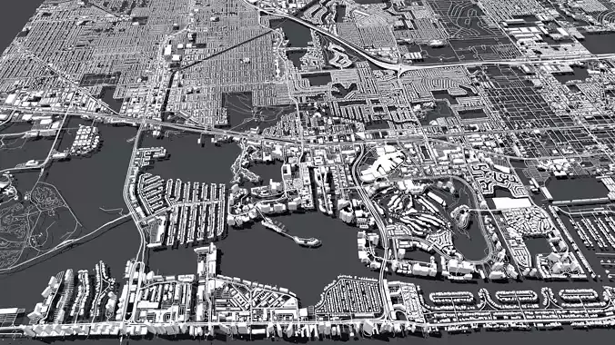 Cityscape  Miami Florida USA