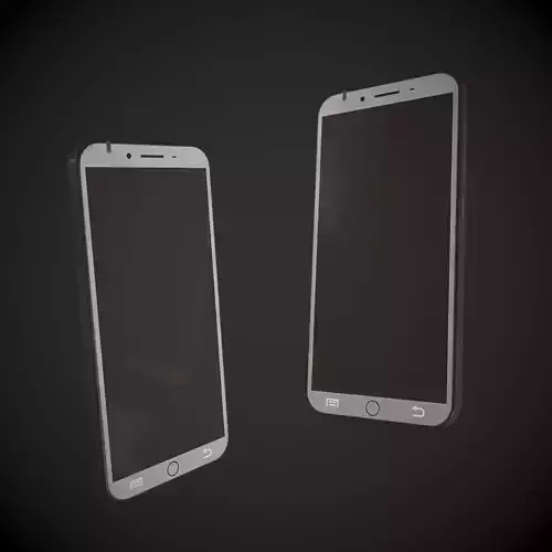 Generic Smartphone Low-poly 3D model