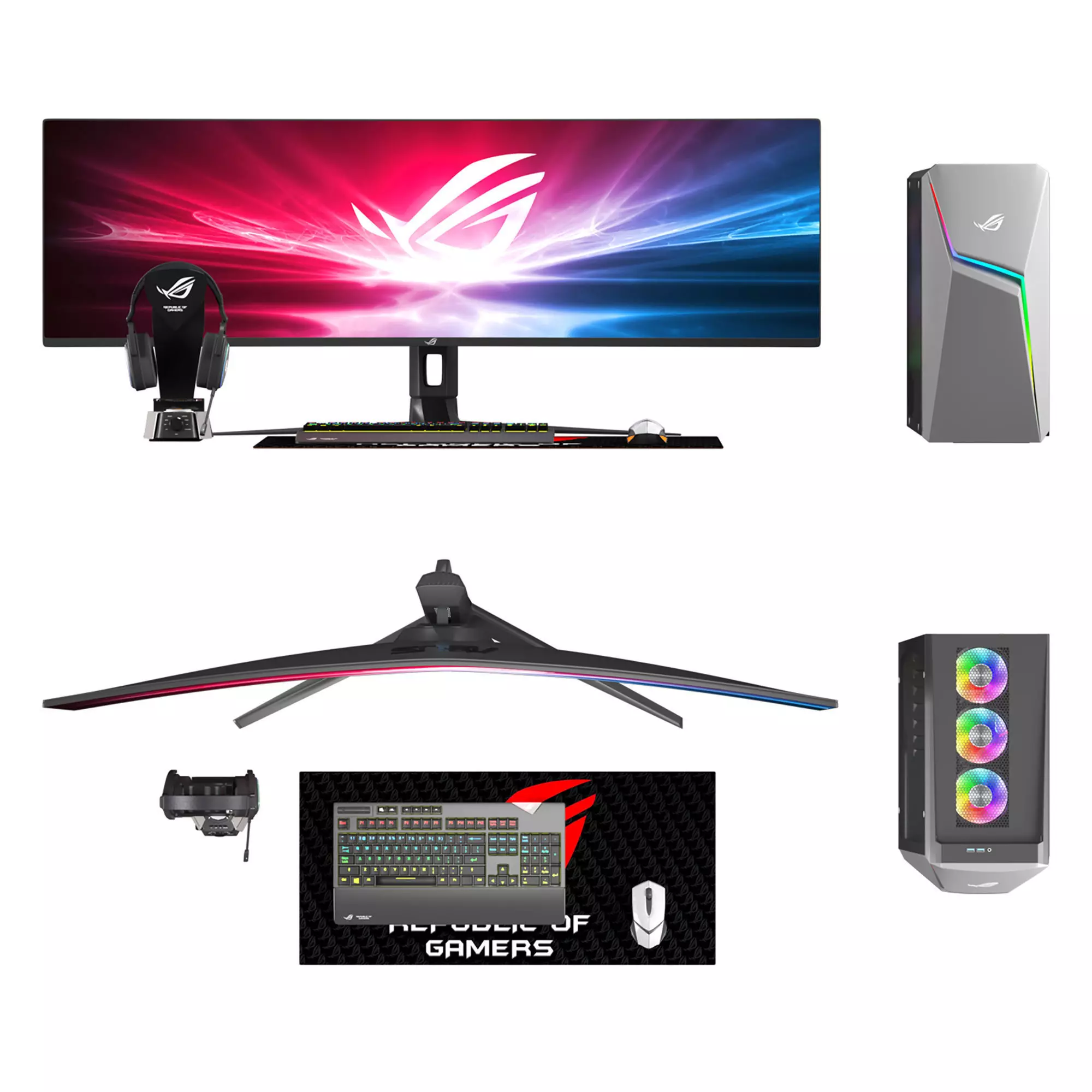 Compyuter collection ASUS 3D model