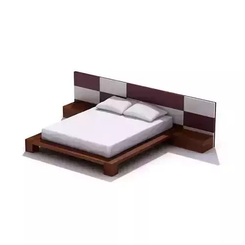 Modern Wooden Bed