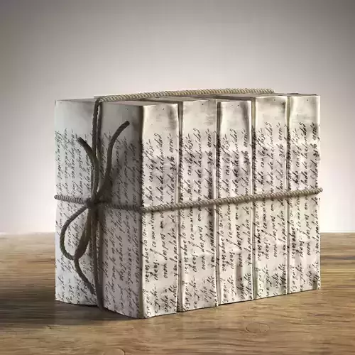 Parchment Petite Tomes 3D model