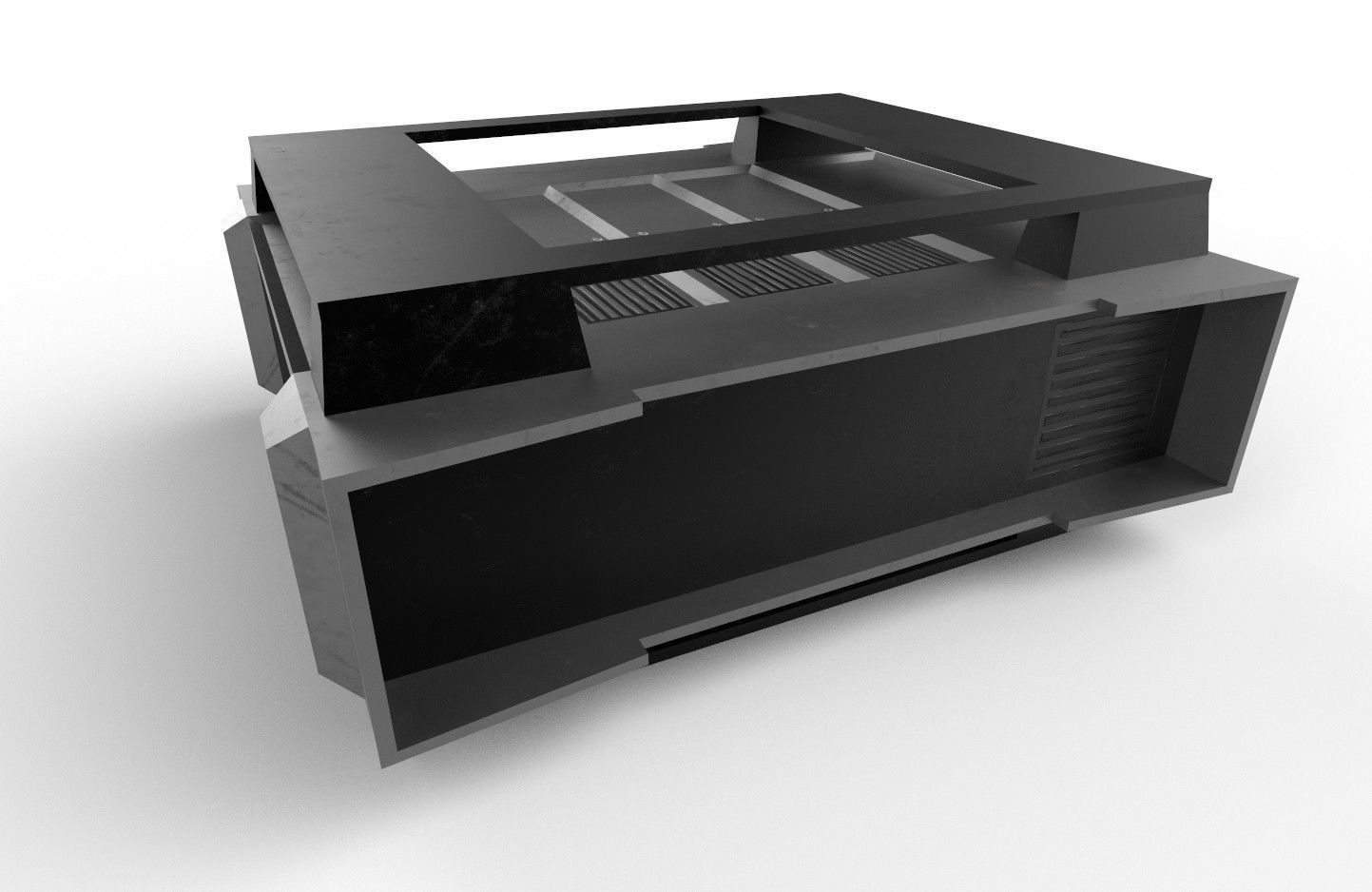 Military Radio Model 05 Low-poly 3D model_10