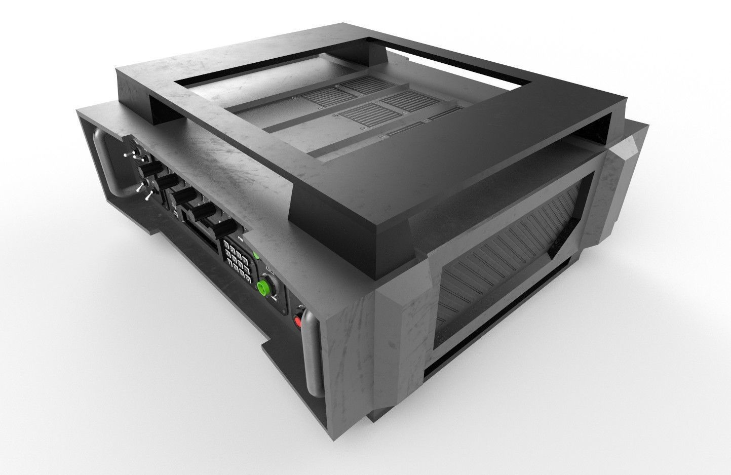 Military Radio Model 05 Low-poly 3D model_23