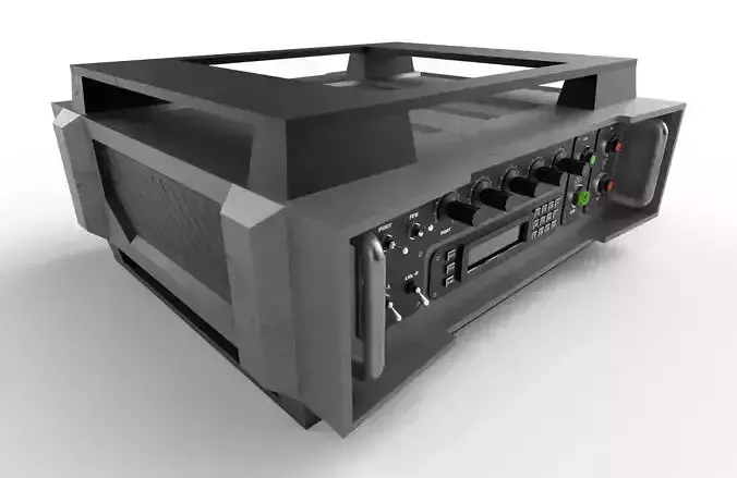Military Radio Model 05 Low-poly 3D model