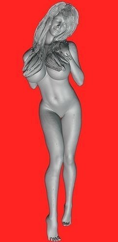 GIRL NAKED A1 3D print model