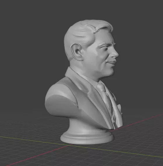 Clark Gable 3D print model_22