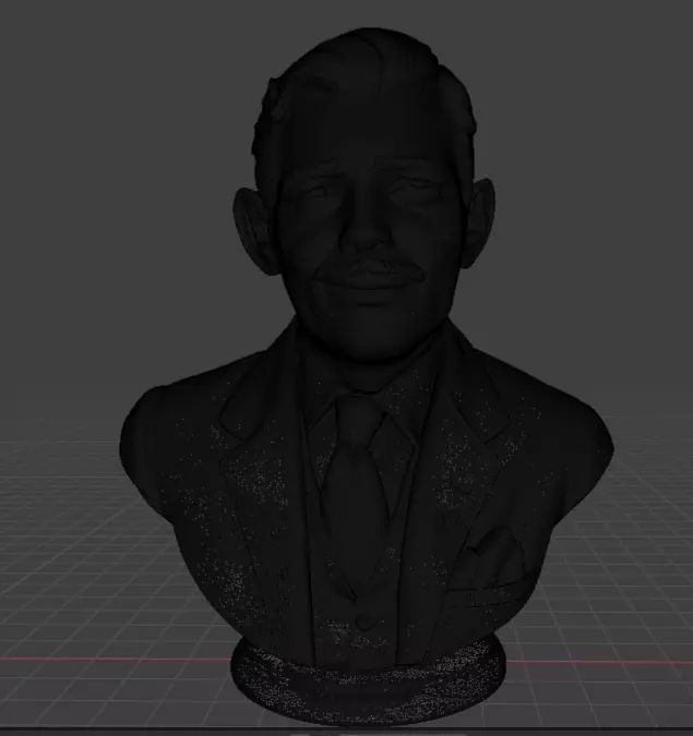 Clark Gable 3D print model_17