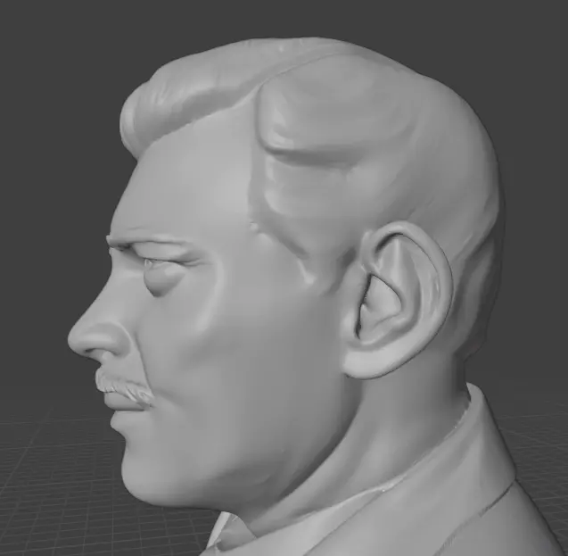 Clark Gable 3D print model_14