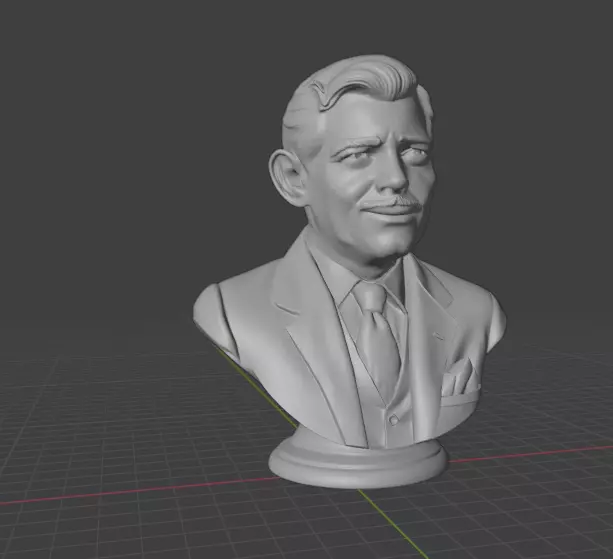 Clark Gable 3D print model_19