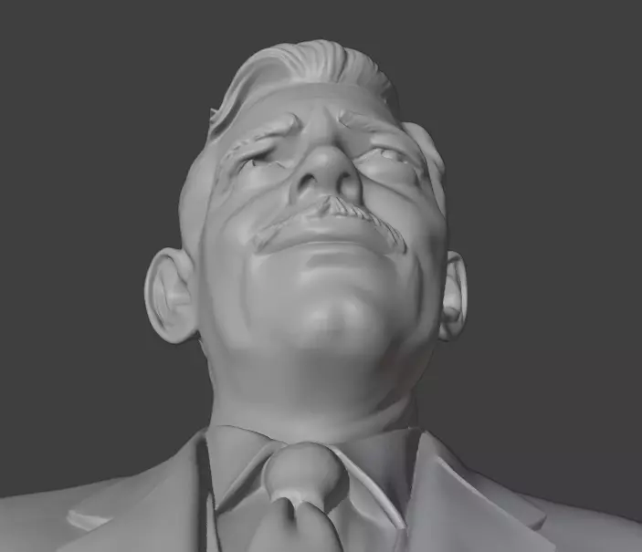 Clark Gable 3D print model_13