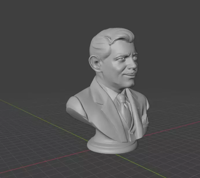 Clark Gable 3D print model_21