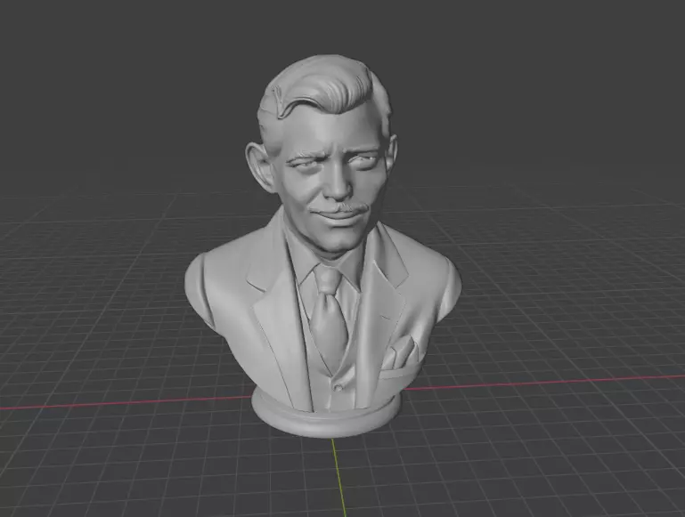 Clark Gable 3D print model_20