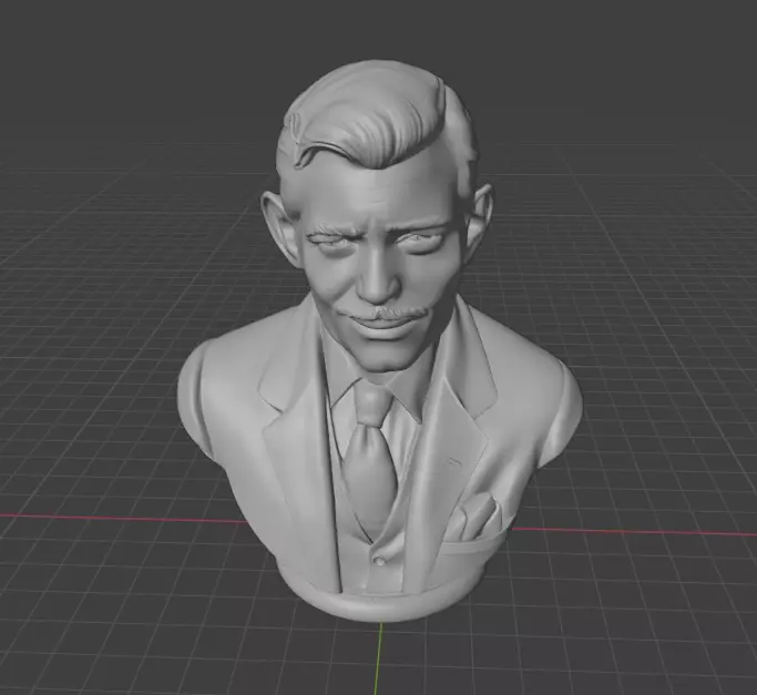 Clark Gable 3D print model_7