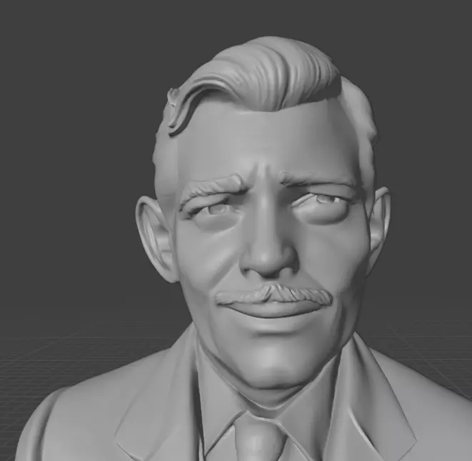 Clark Gable 3D print model_12