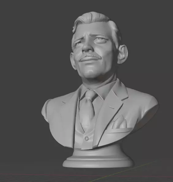 Clark Gable 3D print model_5