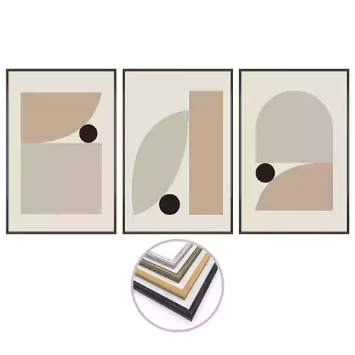 Wall Art Set 3596 3D model