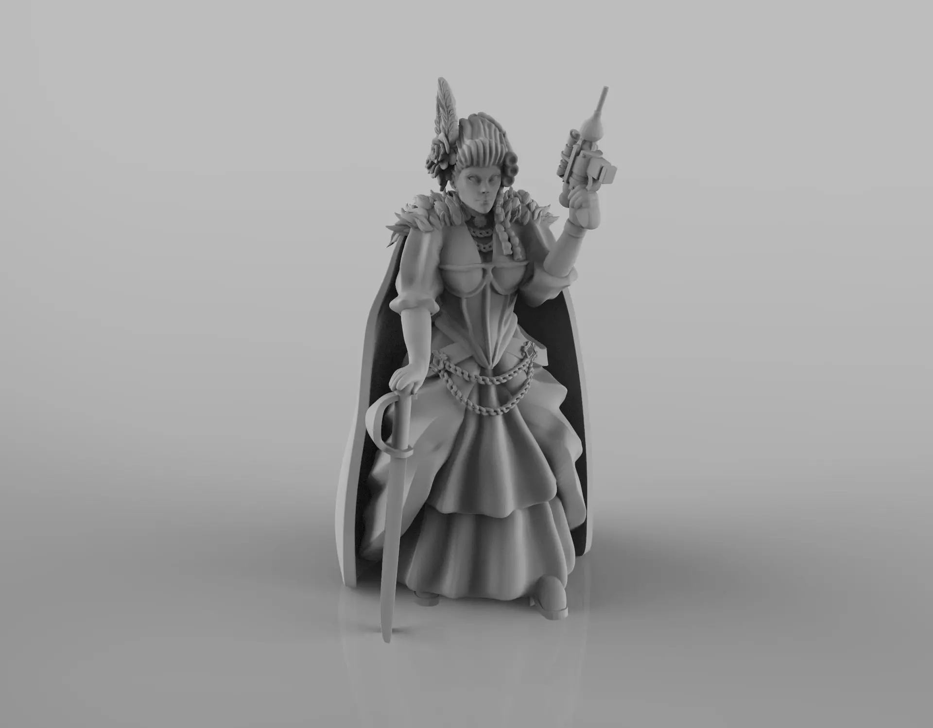 Lady Antonietta - Female Gang Leader 3D print model