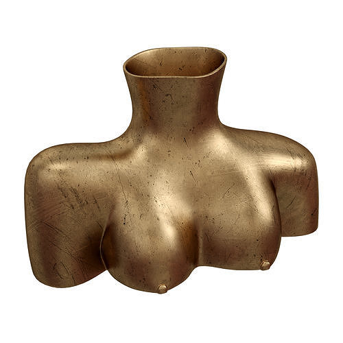 Body vase 1 Low-poly 3D model