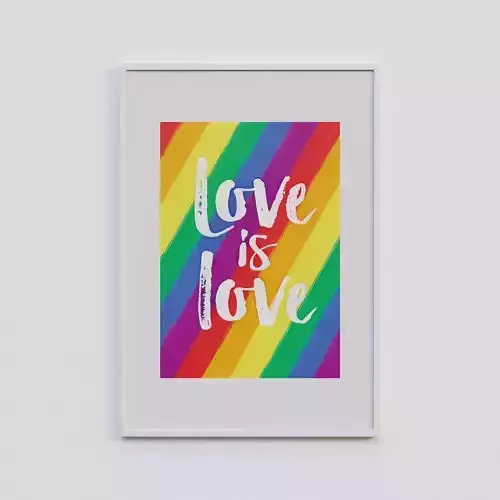Love is Love Frame 3D model