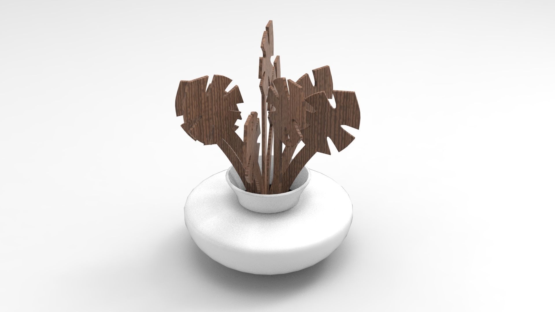 Home Decoration Vase Low-poly 3D model_1