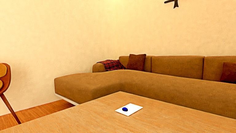 Small DrawingRoom Low-poly 3D model_2