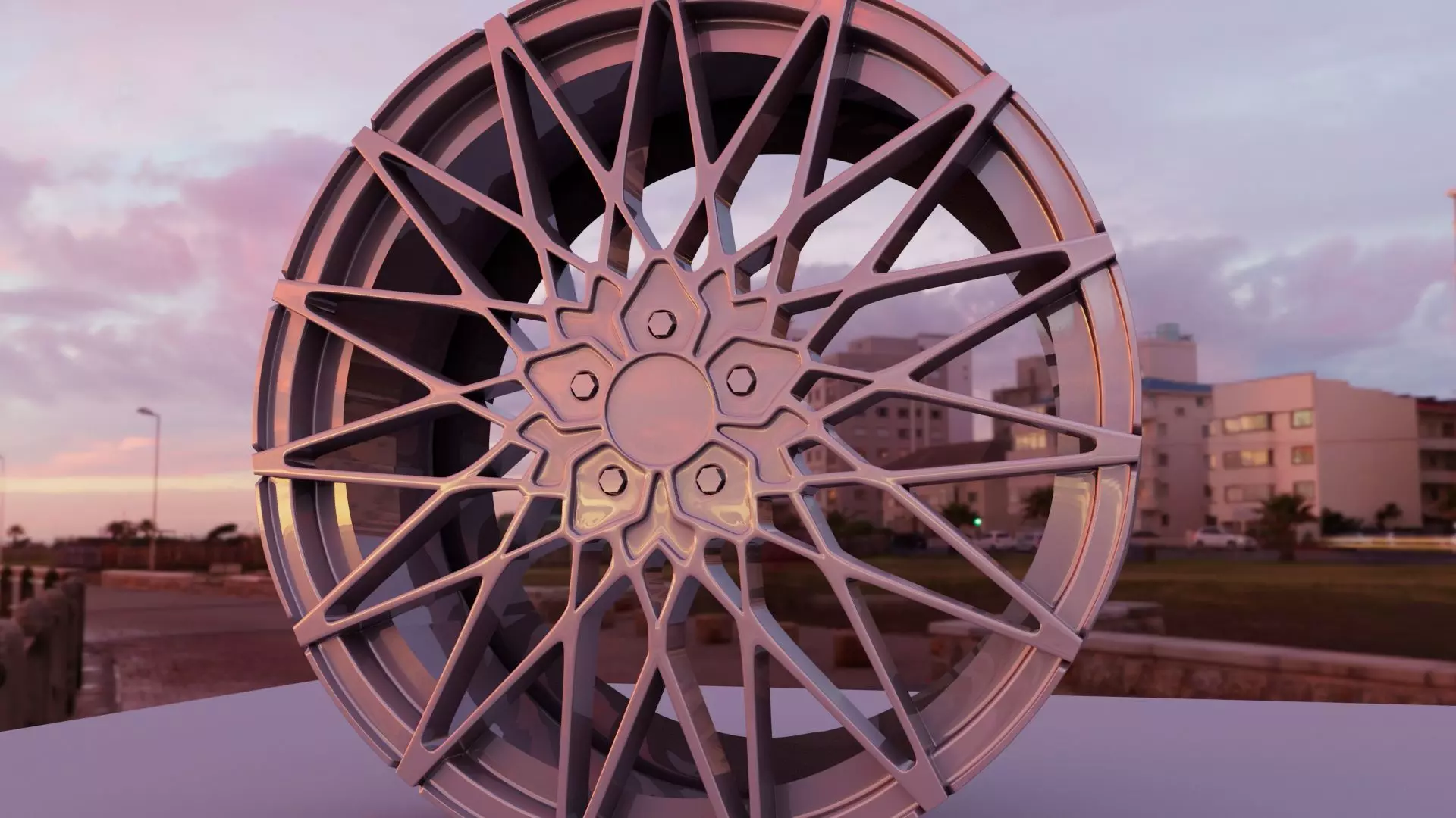 car wheel Free 3D model