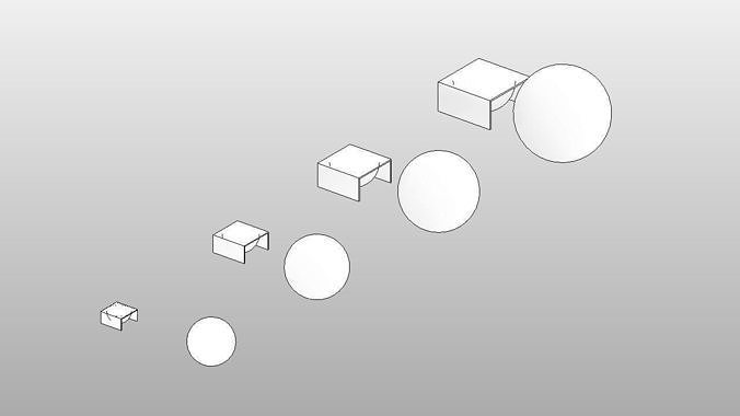 Lamps - Full Parametric Revit Family Free 3D model