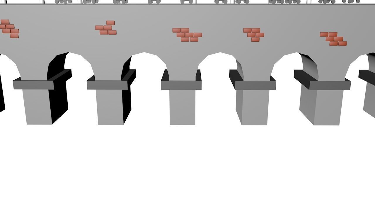 Bridge and wagon 3D model_4