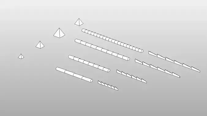 Roof - Full Parametric Revit Families Free 3D model